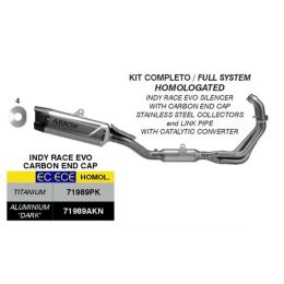 Échappement complet homologué titane ARROW Indy Race EVO Yamaha TRACER 9 Toutes Versions
