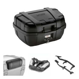 Kit bauletto GIVI TREKKER LITE nero 52L per YAMAHA TRACER 7