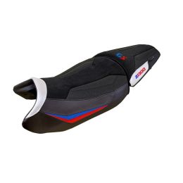 Sitzbezug Koln Velvet Ultragrip WRB mit logo für BMW r 1300 gs sella standard