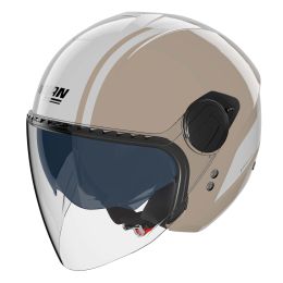 Casco jet urbano NOLAN N20-2 Visor Dolce Vita 350 sabbia bianco