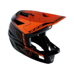Casque LEATT Gravity 6.0 MTB coque en carbone rouge vif