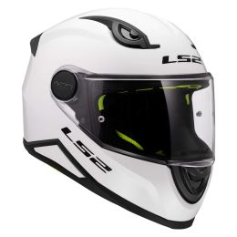 Child Motorcycle Helmet LS2 FF812 KID Solid Gloss White