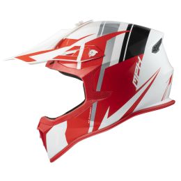 Casco Motocross MPH JUMPER MX Raygun Bianco Rosso Nero