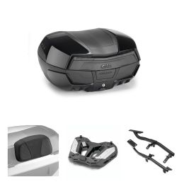 GIVI MAXIA 5 Topcase Schwarz Rauch 58L für HONDA CB HORNET