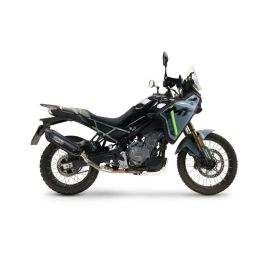 GPR genehmigte Slip-On Auspuffanlage Furore-X Schwarz Titan für Cf Moto 450 MT Euro5 Plus