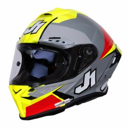 Casco Integrale JUST1 J-GPR F CARICASULO REPLICA giallo fluo/rosso/nero