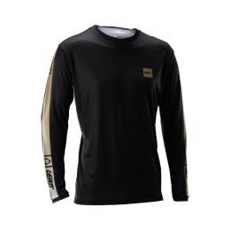 LEATT Gravity 4.0 VTT Maillot Technique à Manches Longues Rayé Noir