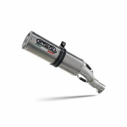 Silencieux Slip-On en Titane Naturel GPR Approuvé M3 pour Honda Forza 750 Euro5 Plus