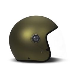 Casco Jet DMD P1 Verde Dorato Opaco