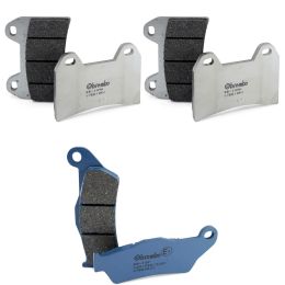 BREMBO brake pad kit 2 front pairs RC and 1 rear pair CC
