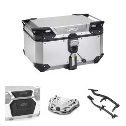 GIVI TREKKER OUTBACK EVO SMART anodisiert 58L Topcase-Kit für KAWASAKI Z900