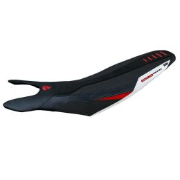 Seat cover Cairoli Special Color Velvet Ultragrip WHR with logo for DUCATI