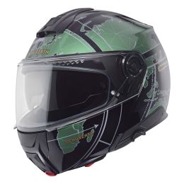 SCHUBERTH C5 Globe Modularer Helm grün schwarz