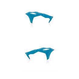 Coppia fianchetti radiatore ACERBIS azzurri per KAWASAKI