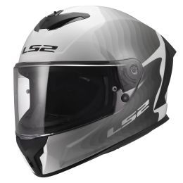 Integralhelm LS2 FF820 RAPID III FLOW weiss grau