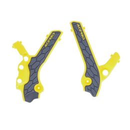 ACERBIS X-Grip Frame Protector gray/yellow for SUZUKI