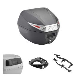 Kit bauletto GIVI C30 TECH nero fumè 30L per YAMAHA MT07