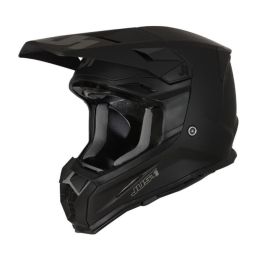 Casco Motocross JUST1 J22-F SOLID nero opaco