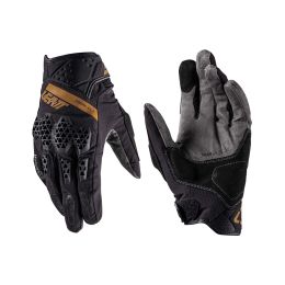 Guanti moto LEATT ADV HydraDri 6.5 Short Stealth nero grigio impermeabili