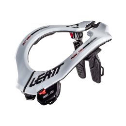 Protezione collo moto LEATT 3.5 bianco nero certificazione CE