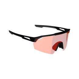 LEATT SpeedViz Lite Iriz Cryztal Sonnenbrille Schwarz Rote Linse 13%