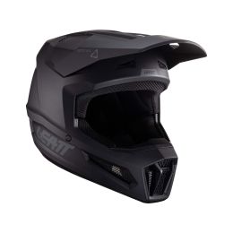 Casco motocross LEATT Moto 2.5 Stealth nero opaco