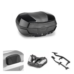 GIVI MAXIA 5 Top Case Kit schwarz smoke 58L für ZONTES 703F ADVENTURE