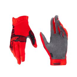 LEATT Moto 1.5 Kids gloves red black grey ultra-lightweight