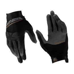 LEATT ADV X-Flow 5.5 Short Summer gloves Stealth black grey breathable