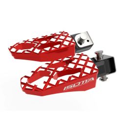 ISOTTA Red Touring Passenger Footrest Kit for BMW R 1300 GS