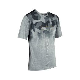 Maglia MTB LEATT Trail 1.0 ventilata granito super leggera Ice Yarn riciclato