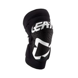 Ginocchiere moto LEATT 3DF 5.0 Zip nero bianco certificazione CE