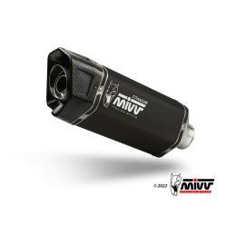 MIVV Sr-1 Noir Silencieux en Titane pour APRILIA RSV4