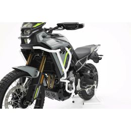 Paramotore tubolare alto Bianco ISOTTA alluminio per CF MOTO mt 450