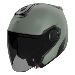 Casque jet urbain NOLAN N40-5 Classico Nobile 337 vert gris