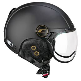 Casco Omologato Sci e E-Bike CGM 801V EBI VINTAGE Nero Opaco