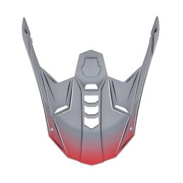 ACERBIS Graue/Rote Visier für AIRSTRIKE-X Helm