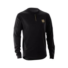 LEATT Endurance 3.0 Maillot à manches longues MTB Noir WarmYarn 3 Poches