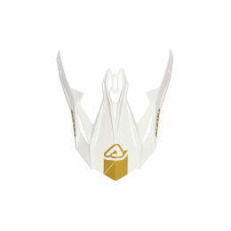 Frontino casco bianco/oro ACERBIS per casco X-TRACK 22-06