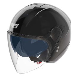 Casco jet urbano NOLAN N20-2 Visor Classico 301 nero lucido