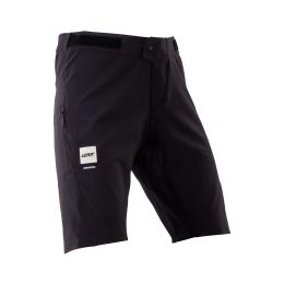 Pantaloncini MTB LEATT Endurance 2.0 nero slim idrorepellenti con tasche
