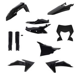 Kit de carénage ACERBIS 10 pièces noir pour KTM