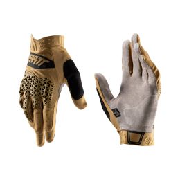 LEATT 4.0 Lite MTB Gloves Brown NanoGrip Palm CE Protection ReaFlex Knuckles