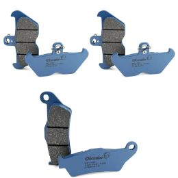 BREMBO Bremsbelagsatz CC 2 vordere Paare 07BB2407 und 1 hinteres 07BB2809 für BMW