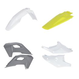 Kit carene 6 pezzi ACERBIS modello 2023 giallo/bianco/grigio per HUSQVARNA