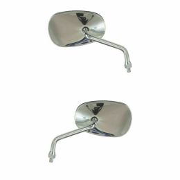 Coppia specchietti manubrio FAR 7992/7993 cromo
