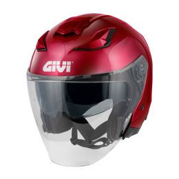 GIVI X31 Solid Jethelm Urban Glänzend Bordeauxrot