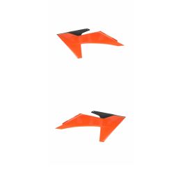 ACERBIS Kühlerseitenteile orange/schwarz für KTM