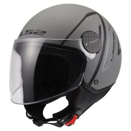 Casque jet LS2 OF558 SPHERE LUX II MINIM noir gris