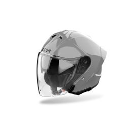 Casque Jet AIROH H 21 Gris Ciment Brillant